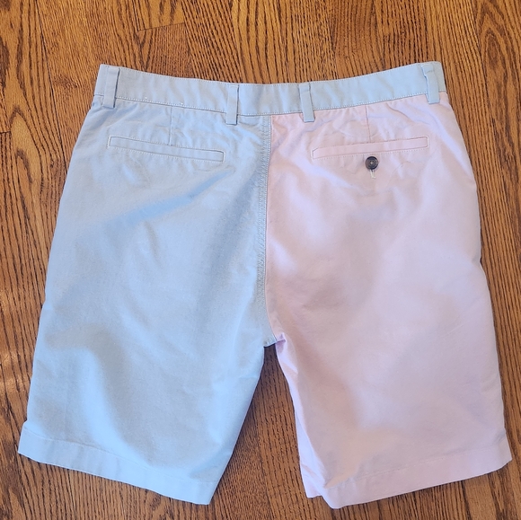 Men's Brooks Brothers Pastel Color Block Shorts 33 - Picture 4 of 4